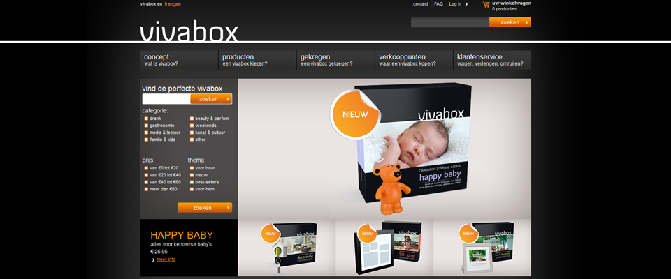 Tim Smits website Vivabox