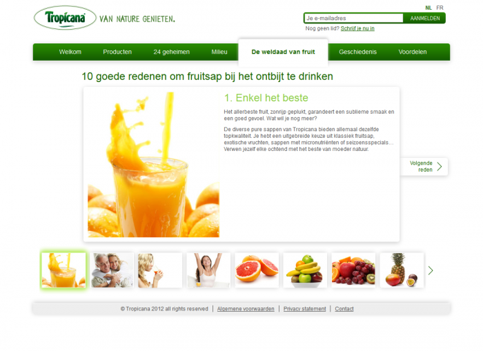 Tim Smits website Tropicana