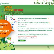 Tim Smits website E-lotto