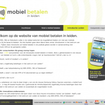 Tim Smits website Mobiel betalen in leiden